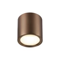 SLV 1008620 OCULUS Deckenaufbauleuchte rund 2000-3000K 11W Dim-to-Warm dunkel kupfer