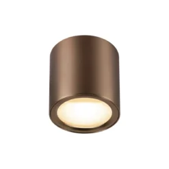 SLV 1008620 OCULUS Deckenaufbauleuchte rund 2000-3000K 11W Dim-to-Warm dunkel kupfer