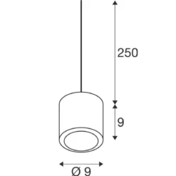 SLV 1008615 OCULUS Pendelleuchte 2000-3000K 100° Dim-to-Warm PHASE dunkel bronze