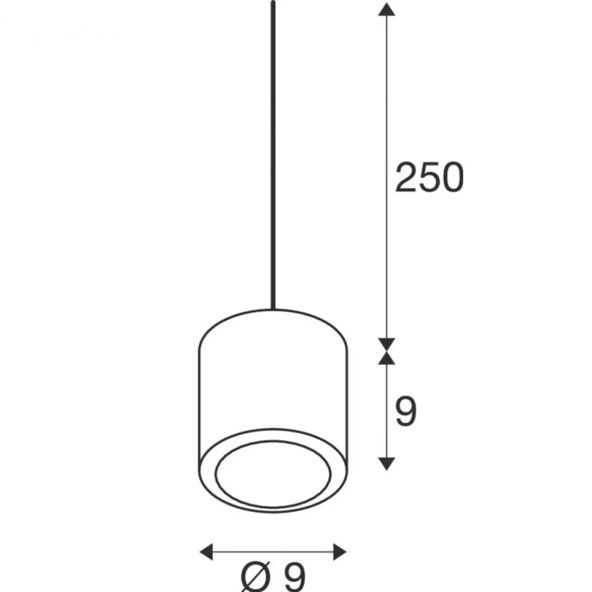 SLV 1008615 OCULUS Pendelleuchte 2000-3000K 100° Dim-to-Warm PHASE dunkel bronze