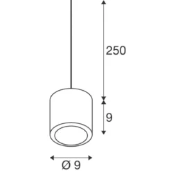 SLV 1008617 OCULUS Pendelleuchte 2000-3000K 100° Dim-to-Warm PHASE dunkel kupfer