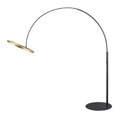 SLV 1006350 One Bow FL LED Stehleuchte schwarz messing CCT