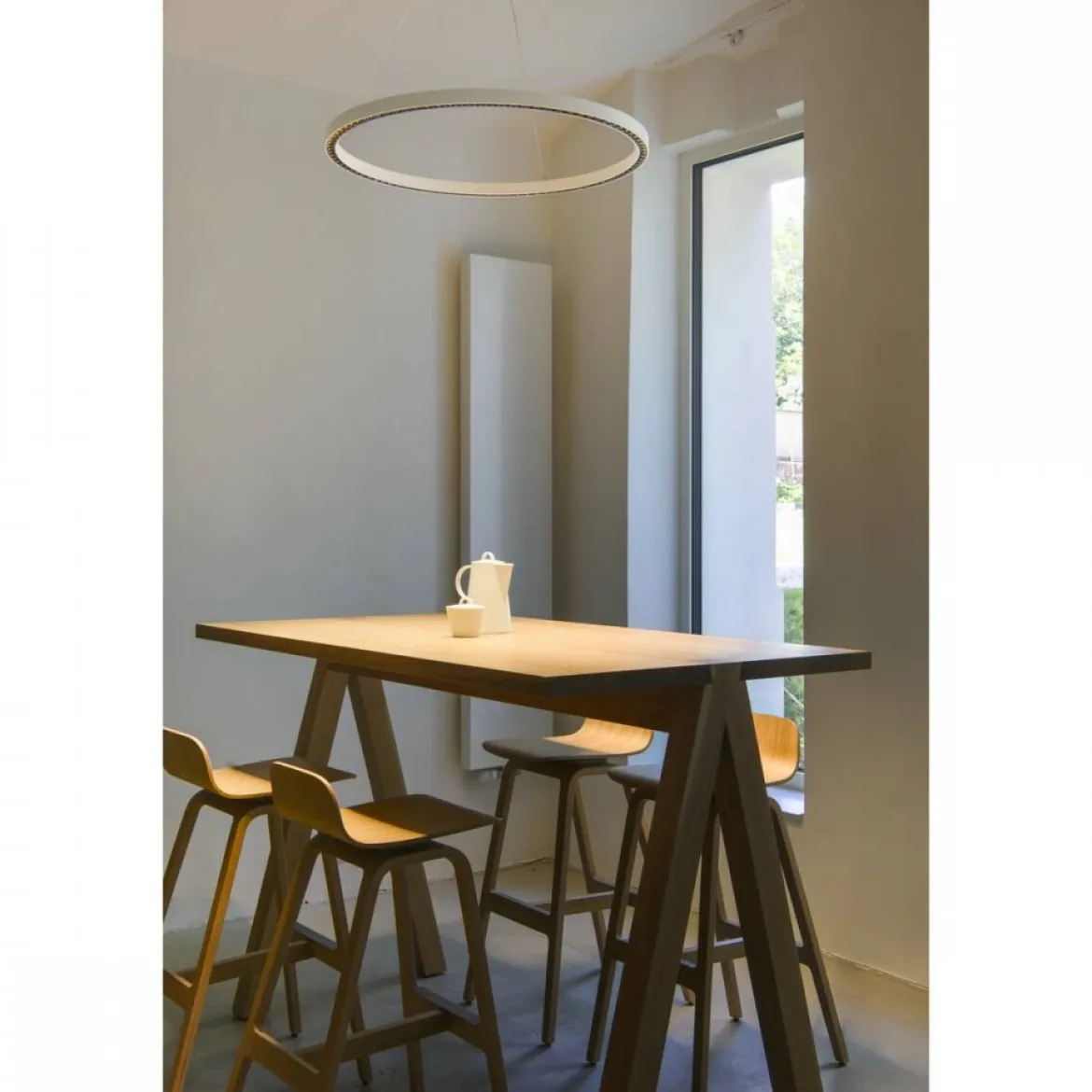 SLV 1007662 ONE CUBE Pendelleuchte 80cm 3000K DALI 2 Touch weiß