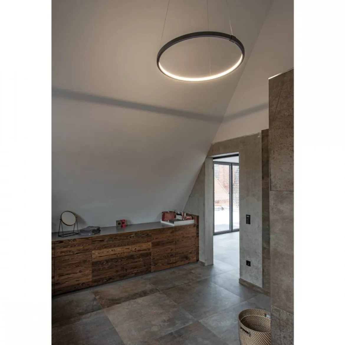SLV 1002911 ONE 80 DALI Indoor LED Pendelleuchte schwarz