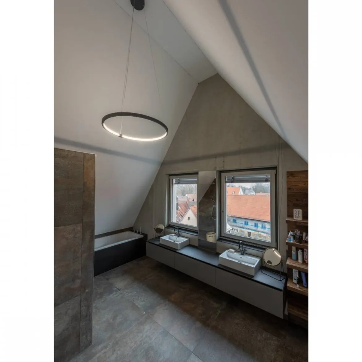 SLV 1002911 ONE 80 DALI Indoor LED Pendelleuchte schwarz