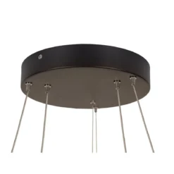 SLV 1004765 ONE DOUBLE PD PHASE UP DOWN LED Pendelleuchte schwarz CCT switch 2700 3000K