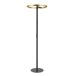 SLV 1006353 One Straight FL LED Stehleuchte schwarz messing CCT dimmbar