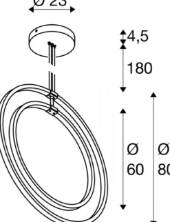 SLV 1008004 ONE VERTICAL PHASE LED Pendelleuchte messing CCT Switch 2700K 3000K