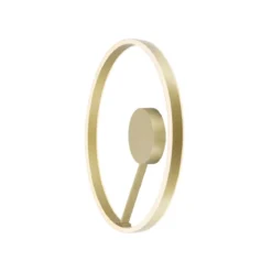 SLV 1008554 ONE Wandlampe oder Deckenlampe 60cm CCT-Switch DALI Touch 130° messing