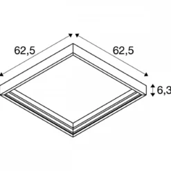 SLV 1007475 PANEL 625 Aufbau Montagerahmen