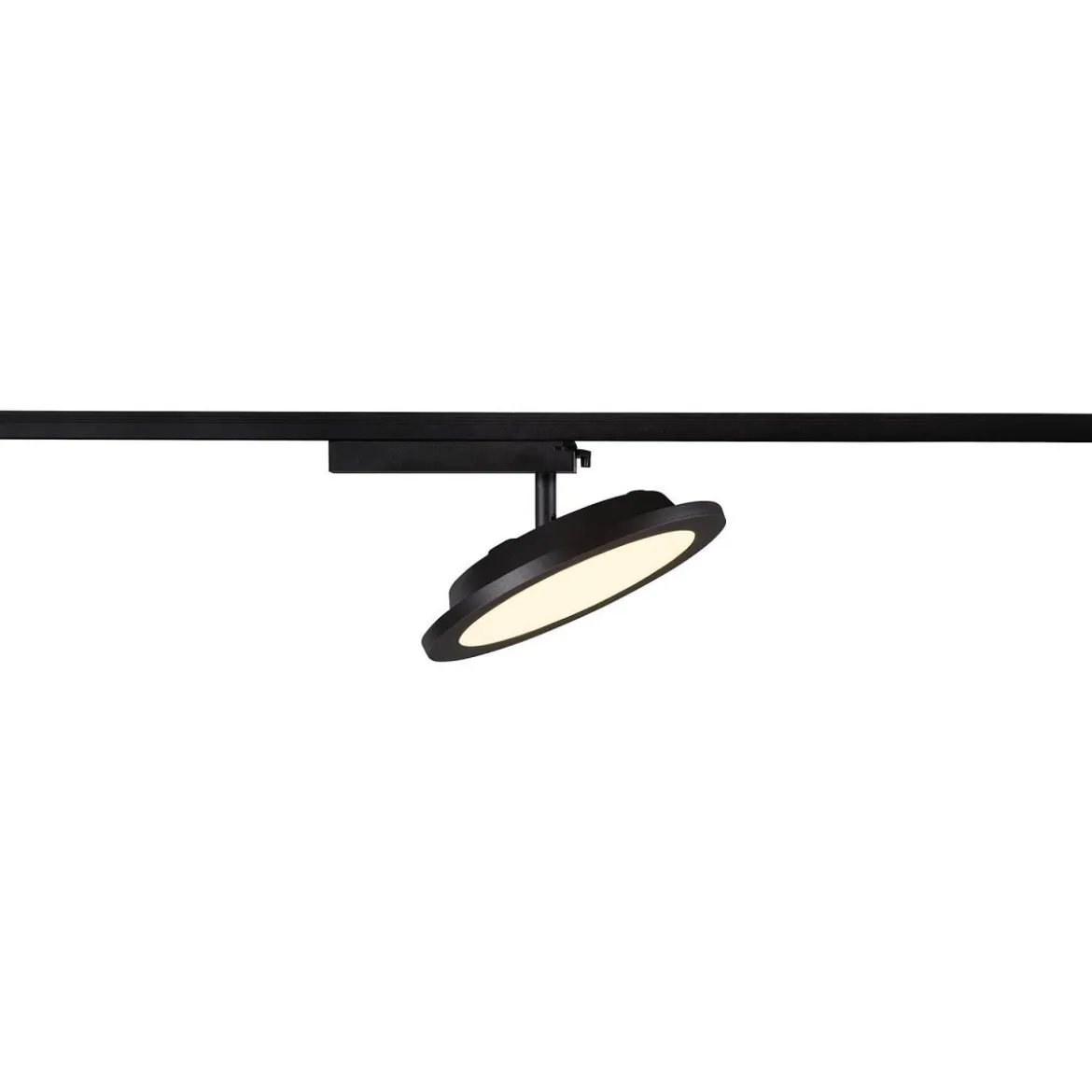 SLV 1004935 PANEL TRACK round 200mm 1-Phasen Spot schwarz 18W 3000K