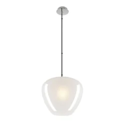 SLV 1007878 PANTILO CONVEX 40 Pendelleuchte 150cm E27 weiß