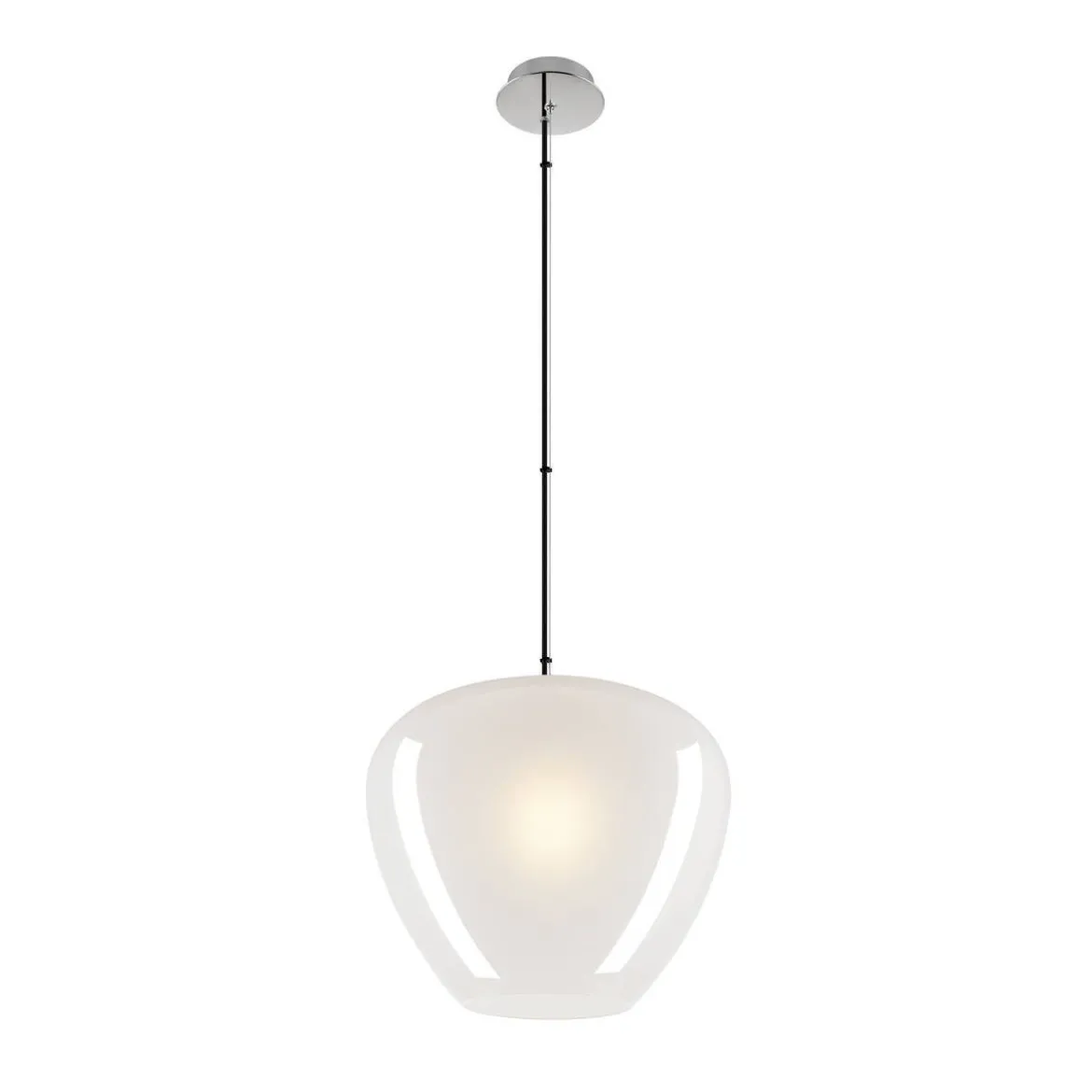 SLV 1007878 PANTILO CONVEX 40 Pendelleuchte 150cm E27 weiß