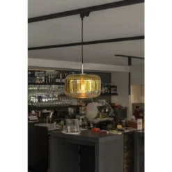 SLV 1006397 Pantilo 28 PD Pendelleuchte E27 gold chrom
