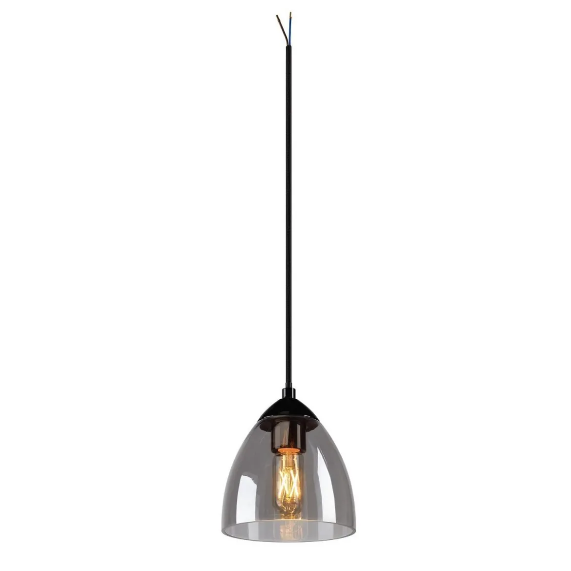 SLV 1006159 PARA CONE GL GU10 Pendelleuchte schwarz transparent