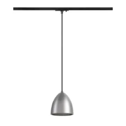 SLV 1009140 PARA CONE 14 Pendelleuchte für 1-Phasen System GU10 Aluminium