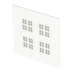 SLV 1010121 PAVANNO LED Deckeneinbauleuchte 62x62cm weiß CCT Switch UGR 19