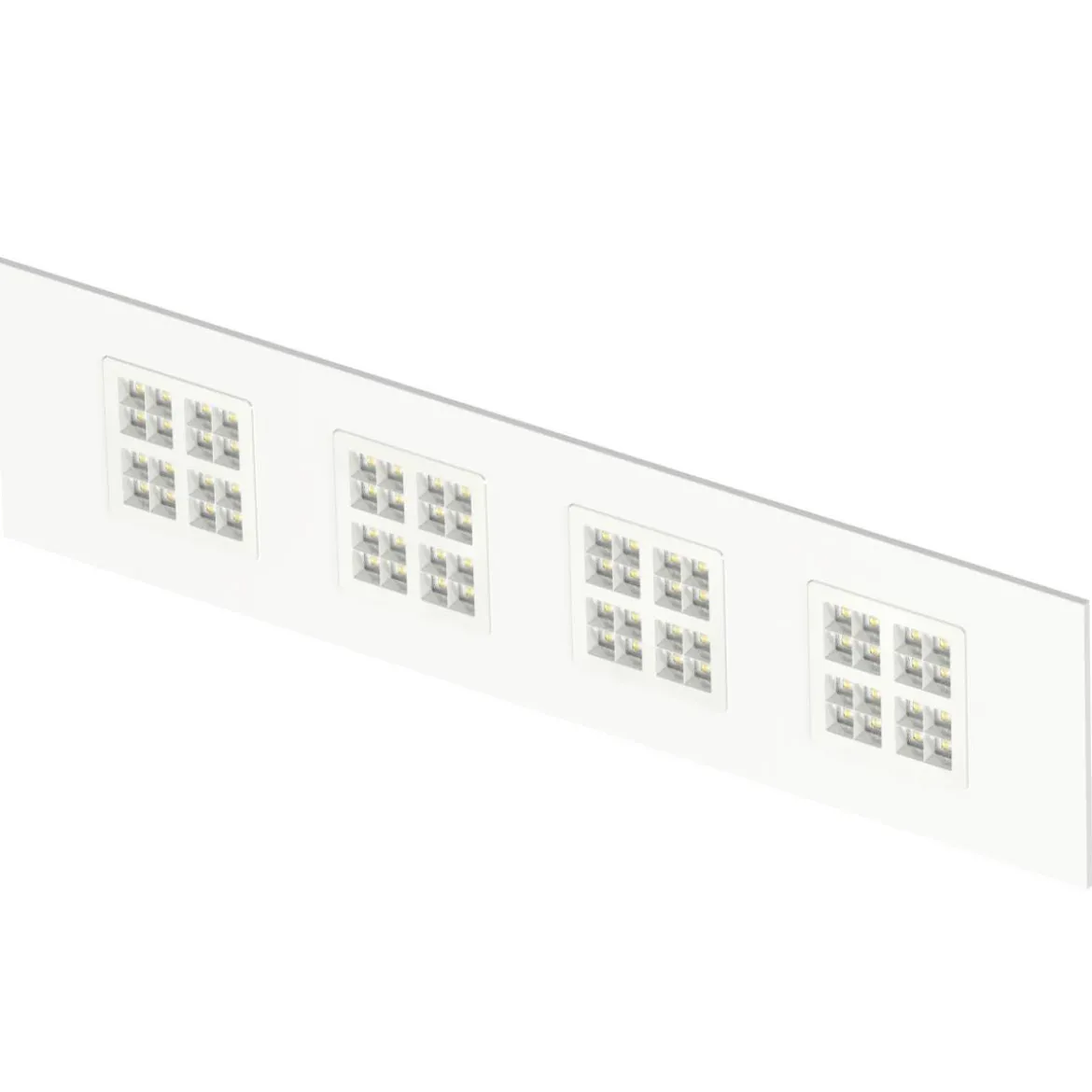 SLV 1010123 PAVANNO LED Deckeneinbauleuchte 30x120cm weiß CCT Switch UGR 19