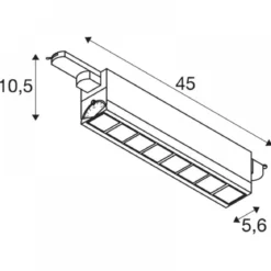 SLV 1004692 3-Phasen System Leuchte Dali SIGHT MOVE schwarz 4000K dimmbar