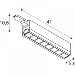 SLV 1004687 3-Phasen System Leuchte SIGHT MOVE weiß 3000K