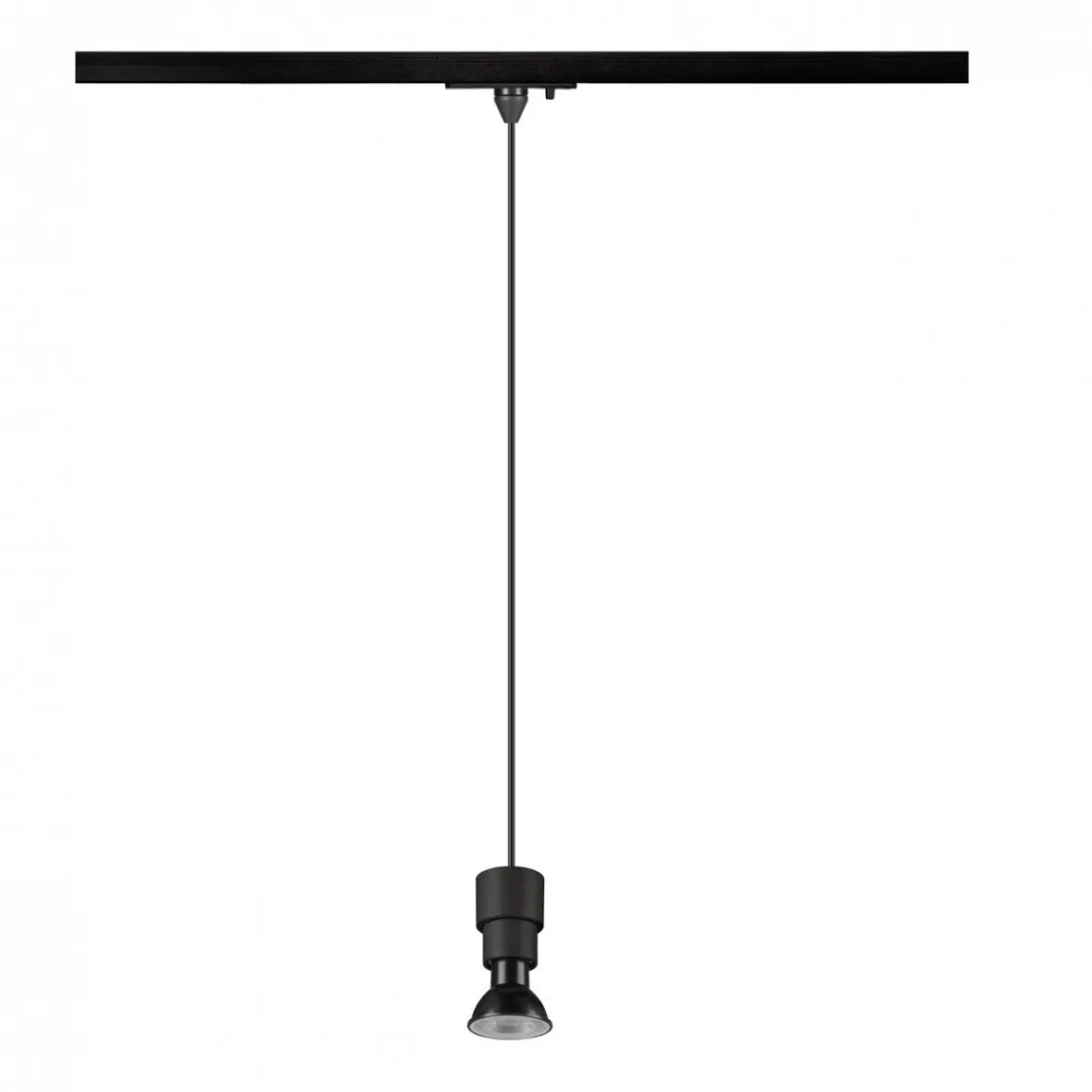 SLV 1008207 PURI 2.0 Basic 1-Phasen Pendelleuchte ohne Schirm GU10 max. 6W schwarz