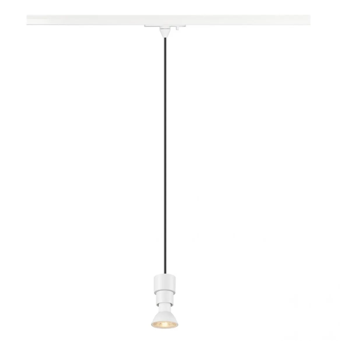 SLV 1008208 PURI 2.0 Basic 1-Phasen Pendelleuchte ohne Schirm GU10 max. 6W weiß