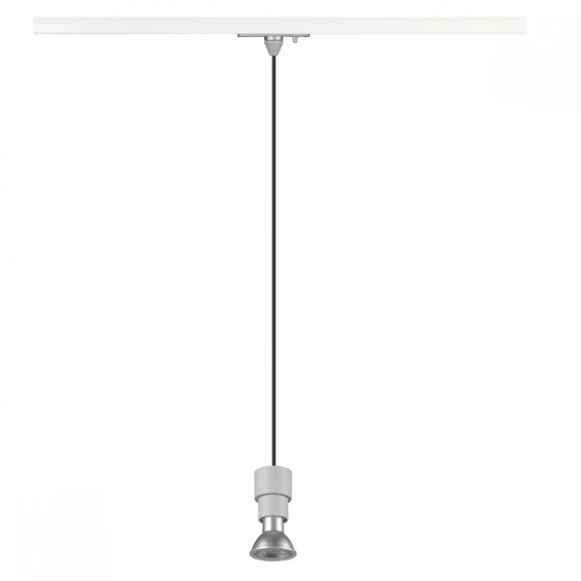 SLV 1008209 PURI 2.0 Basic 1-Phasen Pendelleuchte ohne Schirm GU10 max. 6W grau