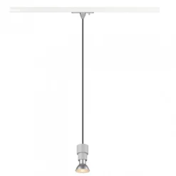 SLV 1008209 PURI 2.0 Basic 1-Phasen Pendelleuchte ohne Schirm GU10 max. 6W grau
