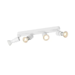 SLV 1008238 PURI 2.0 Basic Wand- und Deckenleuchte long 4-flammig ohne Schirm weiß GU10