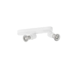 SLV 1008232 PURI 2.0 Basic Wand- und Deckenleuchte 2-flammig ohne Schirm weiß GU10