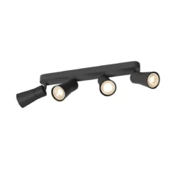 SLV 1008348 PURI 2.0 Cone Wand- und Deckenleuchte long 4-flammig schwarz GU10