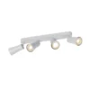 SLV 1008351 PURI 2.0 Cone Wand- und Deckenleuchte long 4-flammig grau GU10