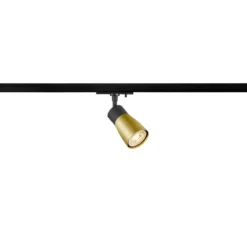 SLV 1008251 PURI 2.0 Dome 1-Phasen Spot GU10 max. 6W schwarz gold