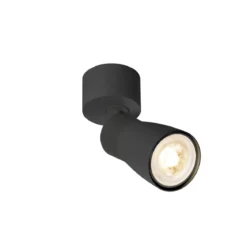 SLV 1008292 PURI 2.0 Dome Wand- und Deckenleuchte 1-flammig schwarz GU10