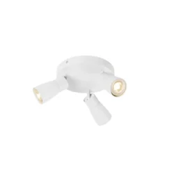 SLV 1008342 PURI 2.0 Dome Wand- und Deckenleuchte rund 3-flammig weiß GU10