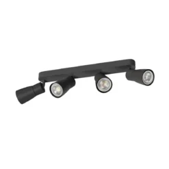 SLV 1008352 PURI 2.0 Dome Wand- und Deckenleuchte long 4-flammig schwarz GU10