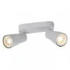SLV 1008372 PURI 2.0 Dome Wand- und Deckenleuchte long 2-flammig grau GU10