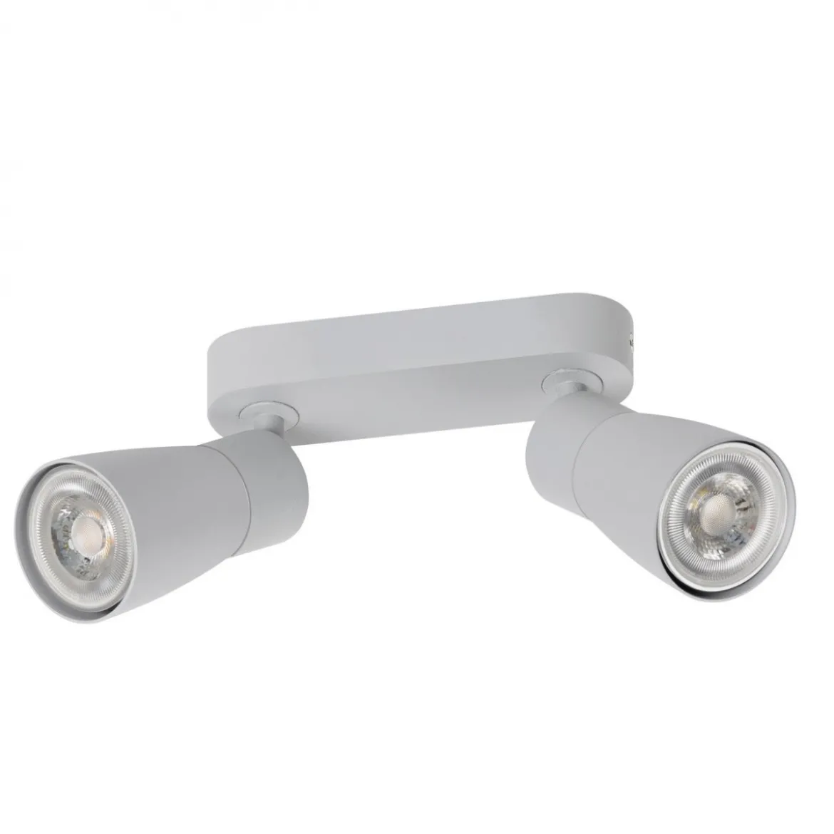 SLV 1008372 PURI 2.0 Dome Wand- und Deckenleuchte long 2-flammig grau GU10