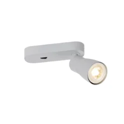 SLV 1008307 PURI 2.0 Dome Wand- und Deckenleuchte Schalter grau GU10