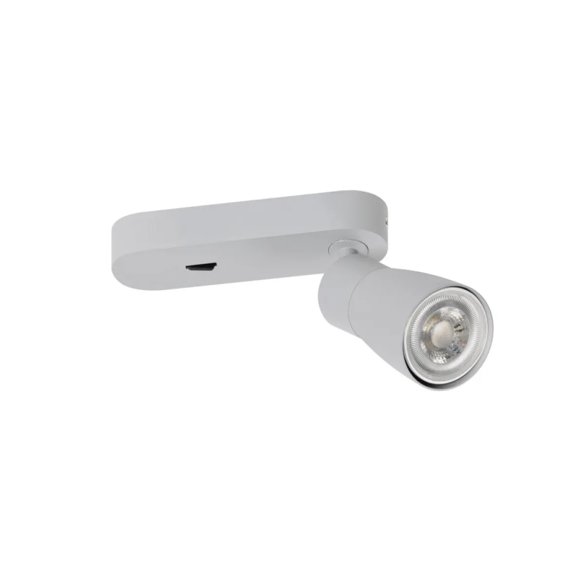 SLV 1008307 PURI 2.0 Dome Wand- und Deckenleuchte Schalter grau GU10