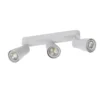 SLV 1008331 PURI 2.0 Dome Wand- und Deckenleuchte long 3-flammig grau GU10