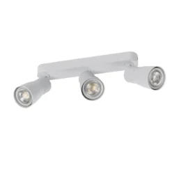 SLV 1008331 PURI 2.0 Dome Wand- und Deckenleuchte long 3-flammig grau GU10