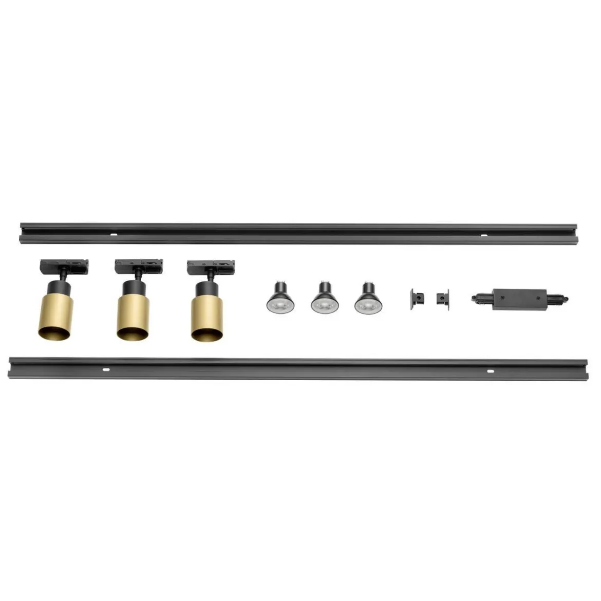 SLV 1008904 PURI 2.0 Triple Track Set 1-Phasen QPAR51 gold schwarz