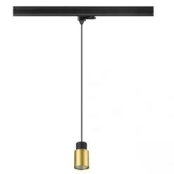 SLV 1008276 PURI 2.0 Tube 3-Phasen Pendelleuchte GU10 max. 6W gold schwarz