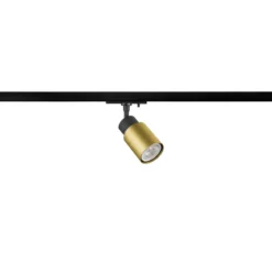 SLV 1008243 PURI 2.0 Tube 1-Phasen Spot GU10 max. 6W gold schwarz