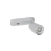 SLV 1008299 PURI 2.0 Tube Wand- und Deckenleuchte Schalter grau GU10