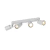 SLV 1008347 PURI 2.0 Tube Wand- und Deckenleuchte long 4-flammig grau GU10