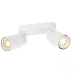 SLV 1008363 PURI 2.0 Tube Wand- und Deckenleuchte long 2-flammig weiß GU10