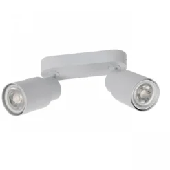 SLV 1008364 PURI 2.0 Tube Wand- und Deckenleuchte long 2-flammig grau GU10