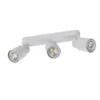 SLV 1008323 PURI 2.0 Tube Wand- und Deckenleuchte long 3-flammig grau GU10